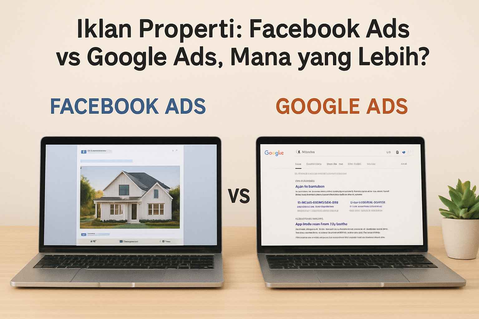 Facebook Ads vs Google Ads untuk Iklan Properti Mana yang Lebih Efektif