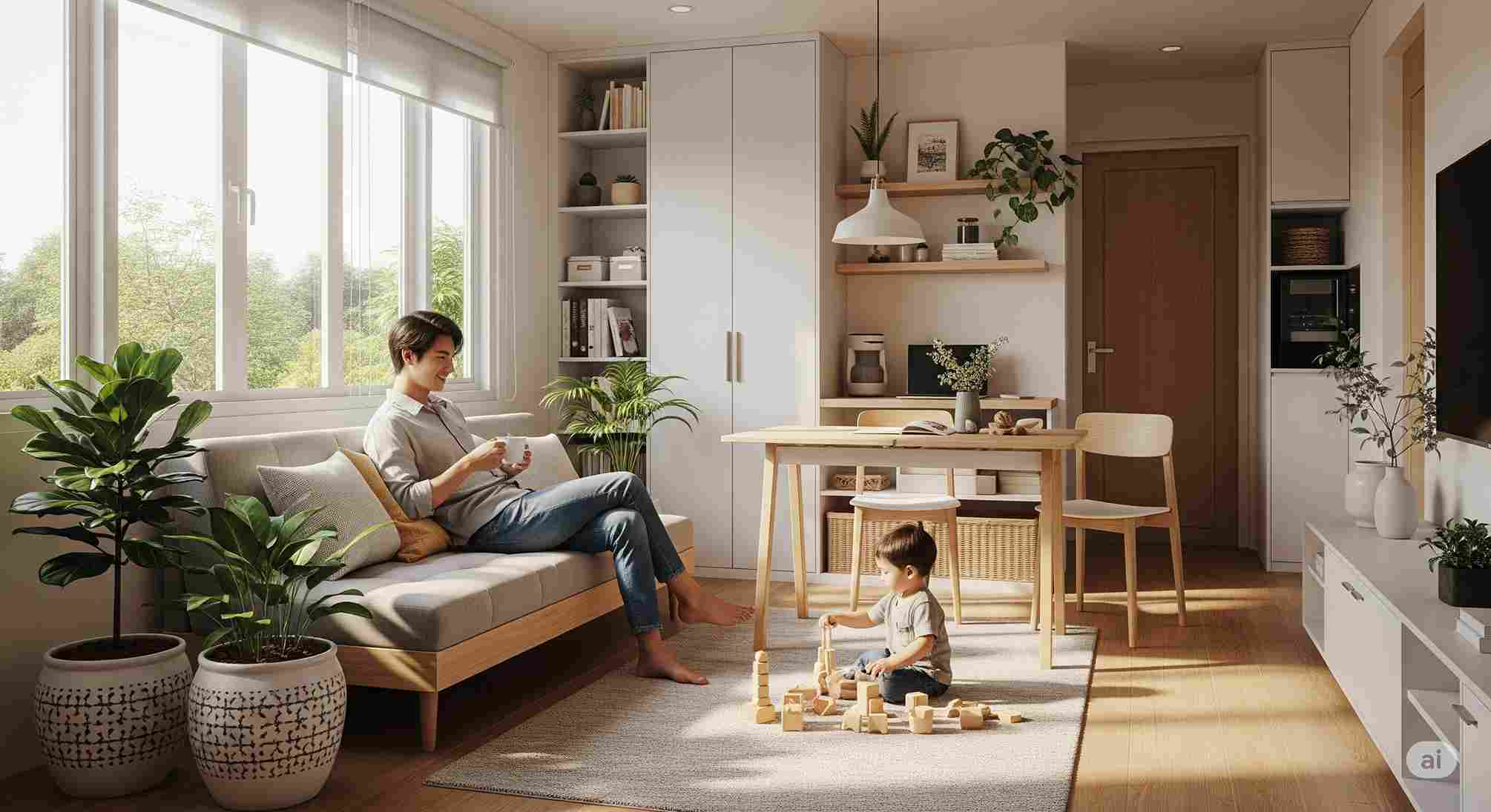 Bertahan Hidup di Rumah Tipe 36 Ini Inspirasi Hidup Minimalis yang Bikin Betah!