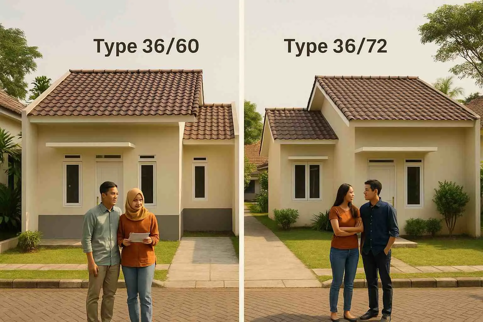 Perbedaan Rumah Tipe 3660 vs 3672 Mana yang Lebih Cocok untuk Kamu