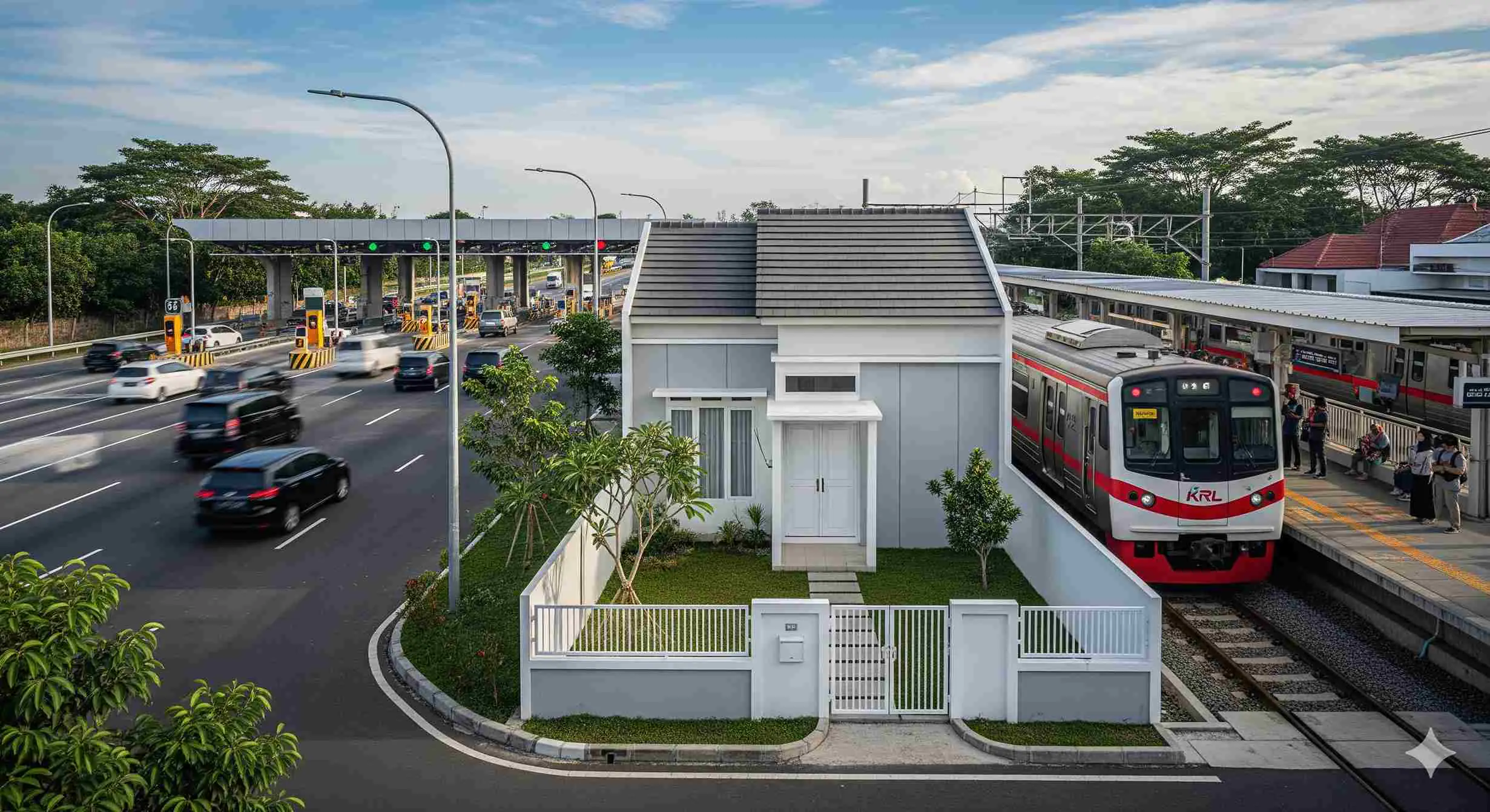 Rumah Tipe 36 5 Pertimbangan Dekat Tol vs Stasiun KRL