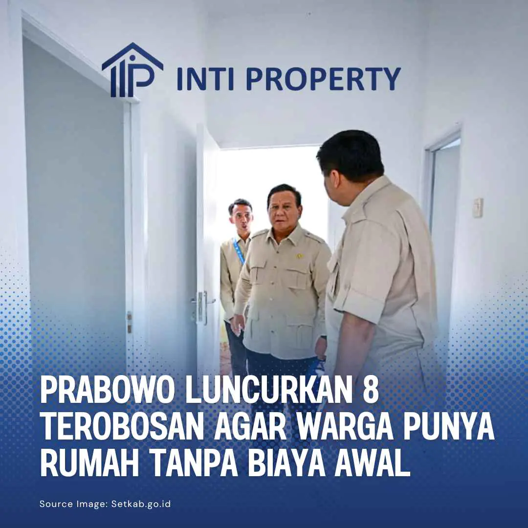 Prabowo Luncurkan 8 Terobosan Agar Warga Punya Rumah Tanpa Biaya Awal